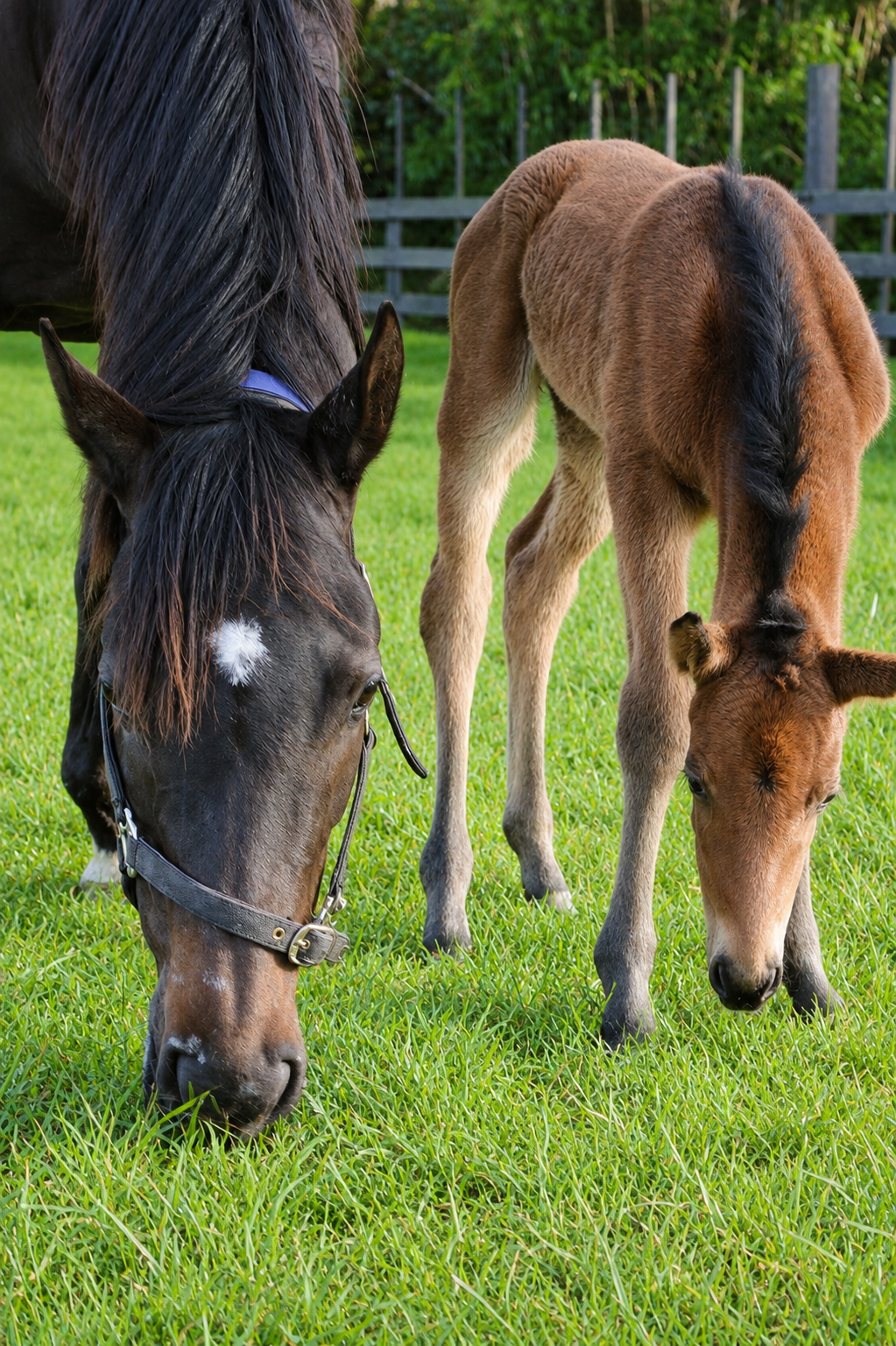 Chalk Hill Ocean Park 26 F Mare and Foal heads