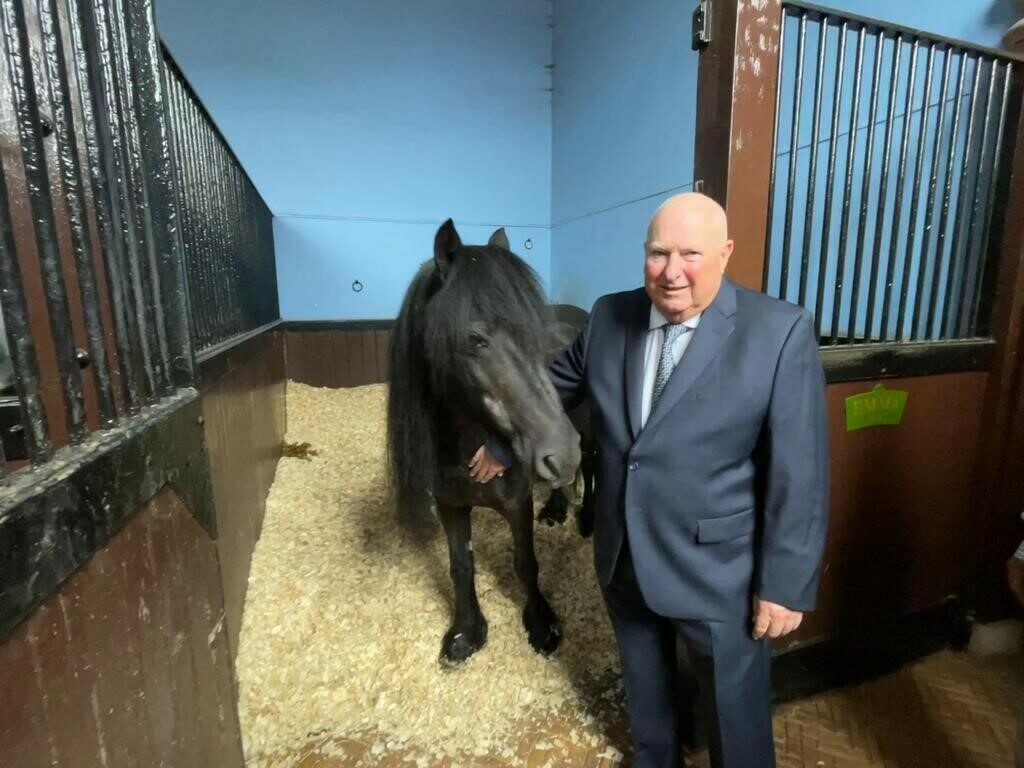 Sir Peter with queen horse